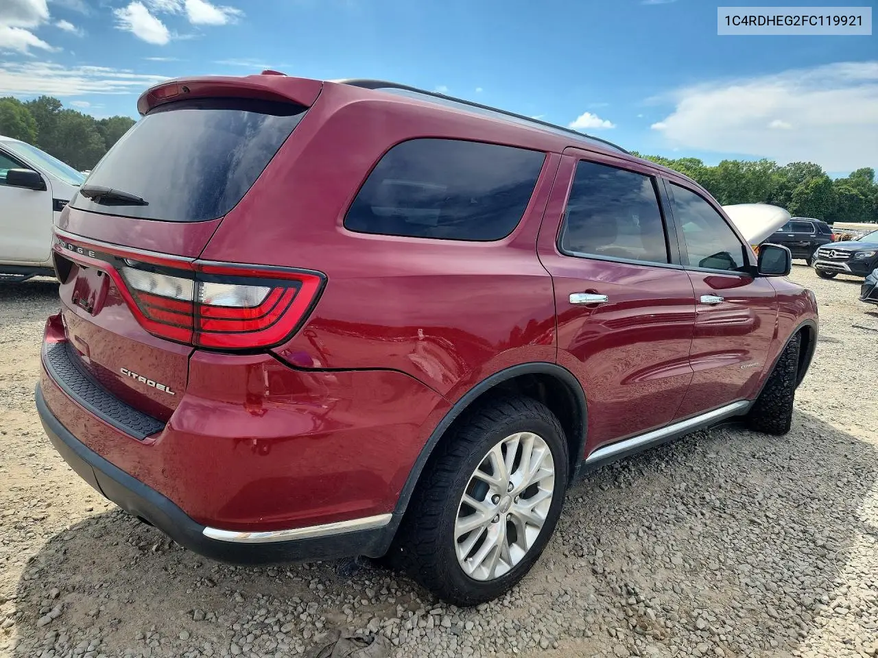 2015 Dodge Durango Citadel VIN: 1C4RDHEG2FC119921 Lot: 57159896
