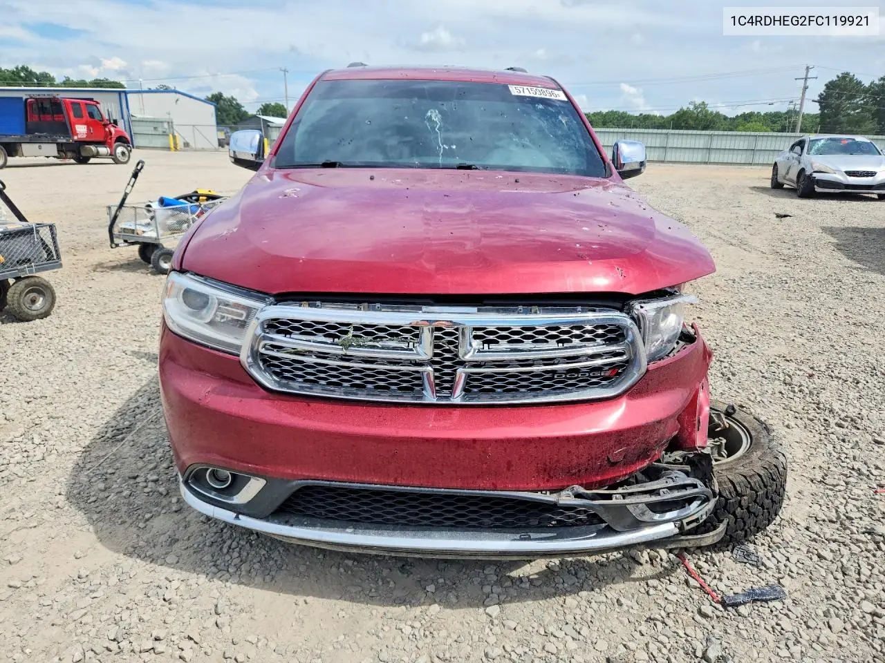 2015 Dodge Durango Citadel VIN: 1C4RDHEG2FC119921 Lot: 57159896
