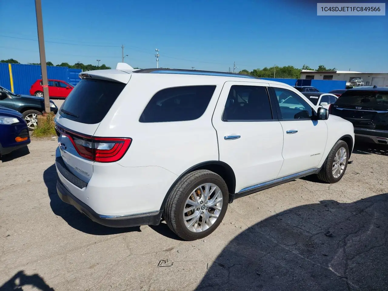 2015 Dodge Durango Citadel VIN: 1C4SDJET1FC849566 Lot: 57819066