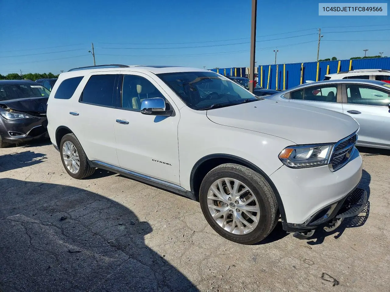 2015 Dodge Durango Citadel VIN: 1C4SDJET1FC849566 Lot: 57819066