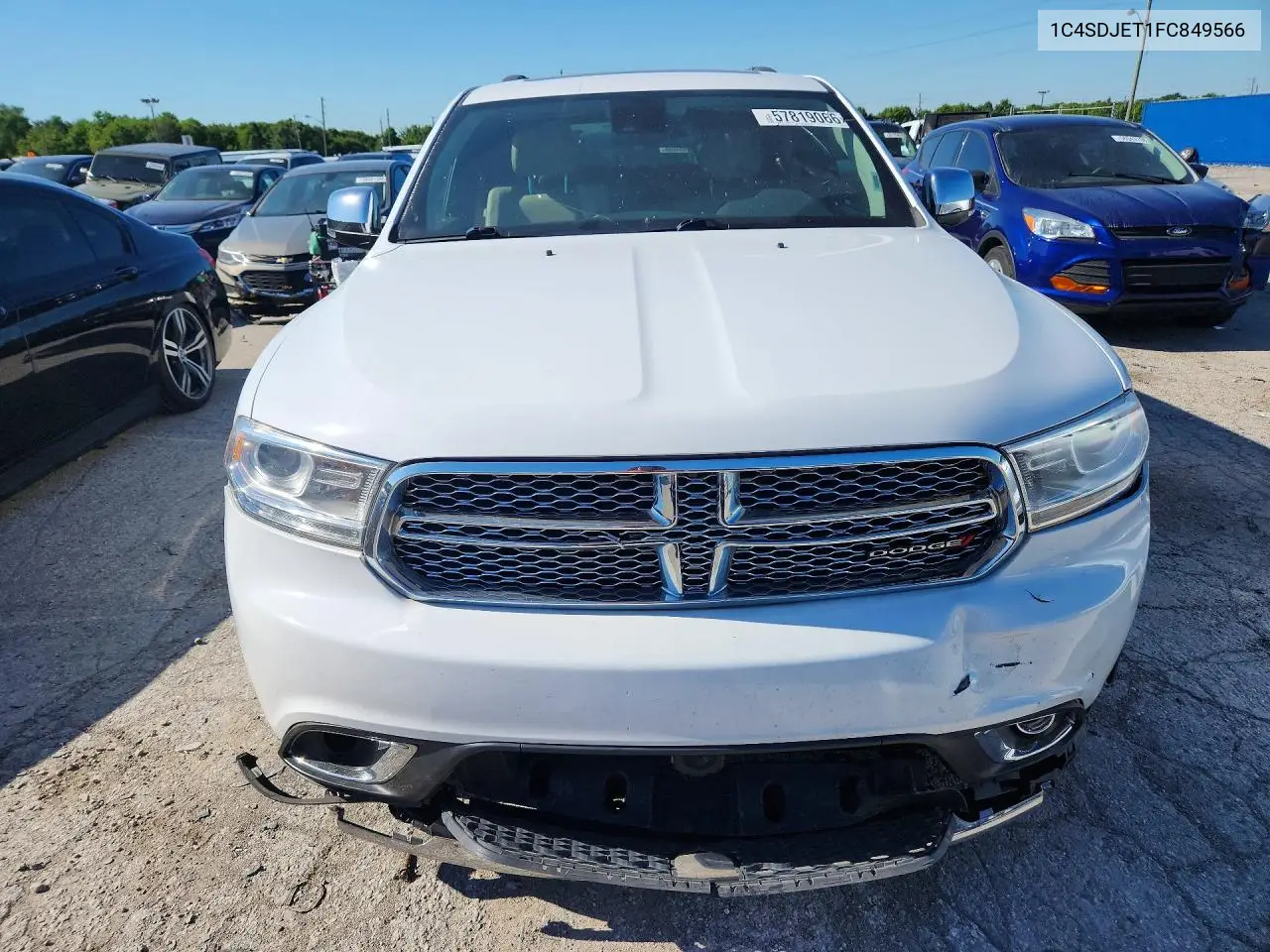 2015 Dodge Durango Citadel VIN: 1C4SDJET1FC849566 Lot: 57819066