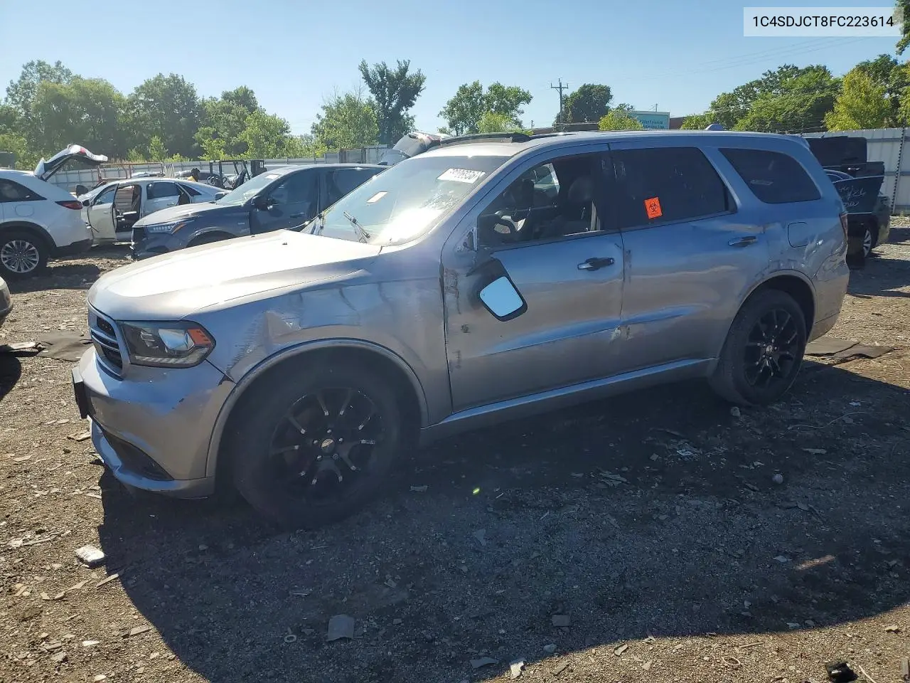 2015 Dodge Durango R/T VIN: 1C4SDJCT8FC223614 Lot: 58006906