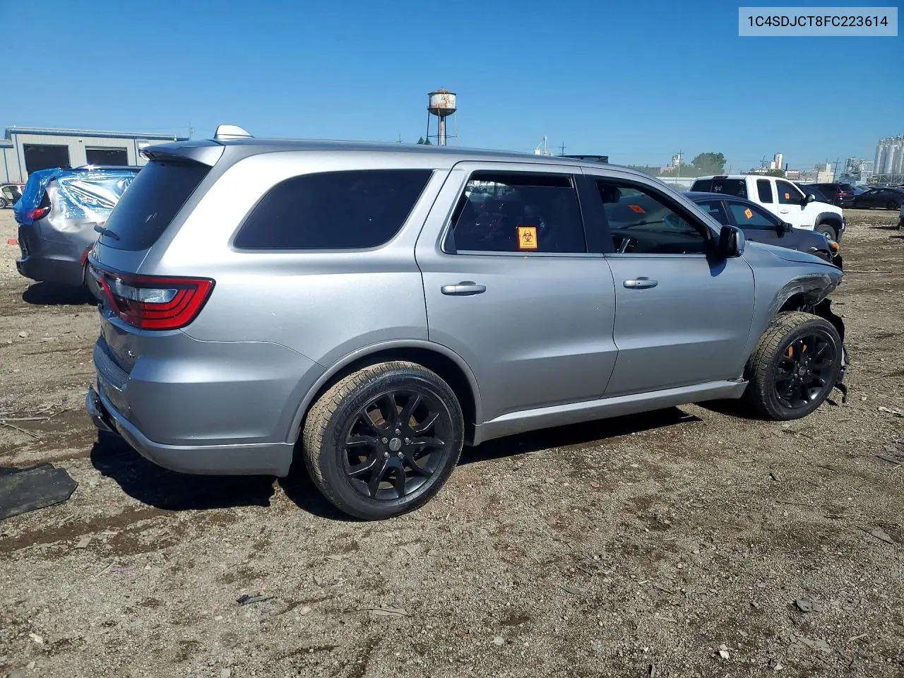 2015 Dodge Durango R/T VIN: 1C4SDJCT8FC223614 Lot: 58006906