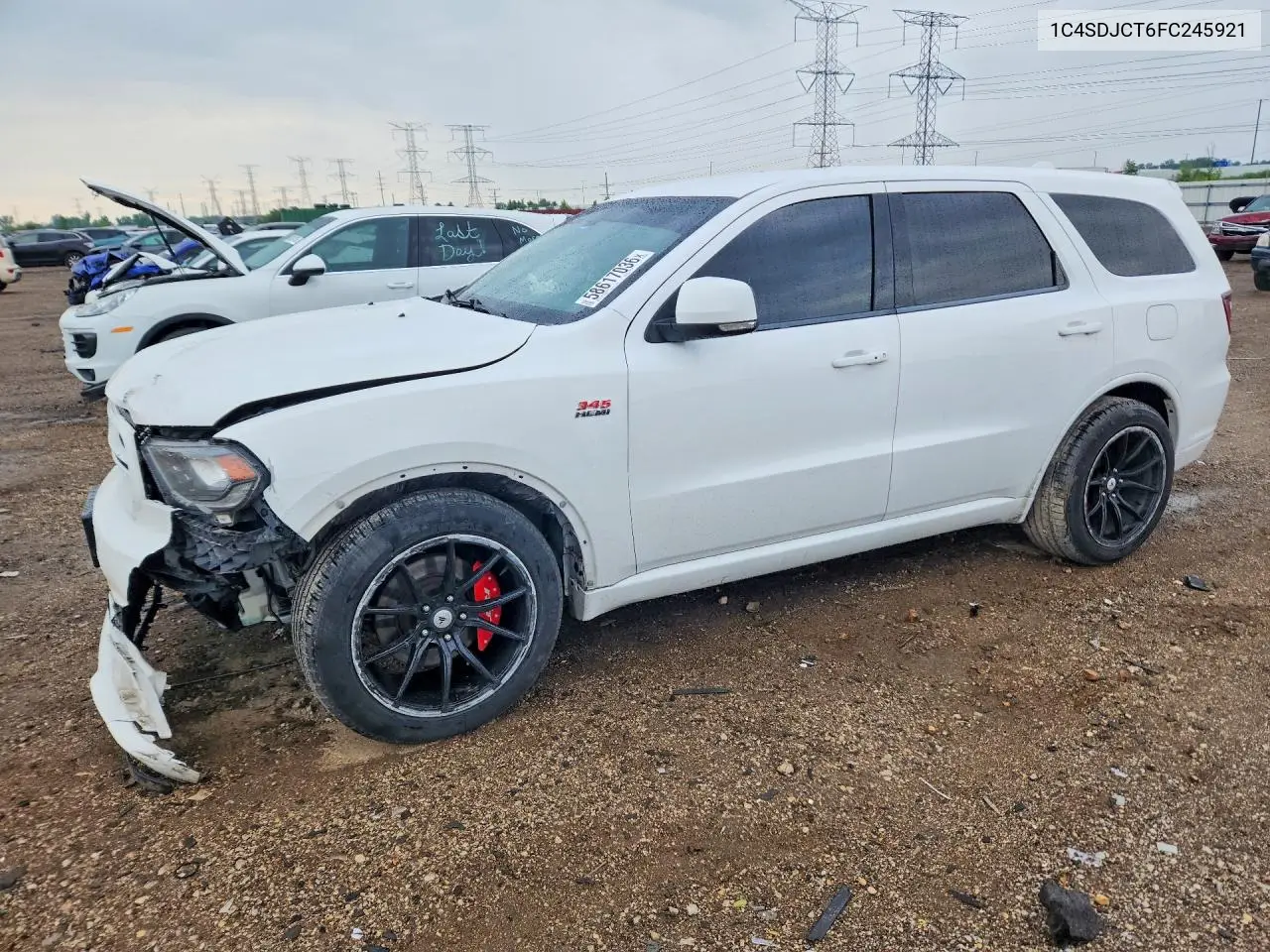 2015 Dodge Durango R/T VIN: 1C4SDJCT6FC245921 Lot: 58617036
