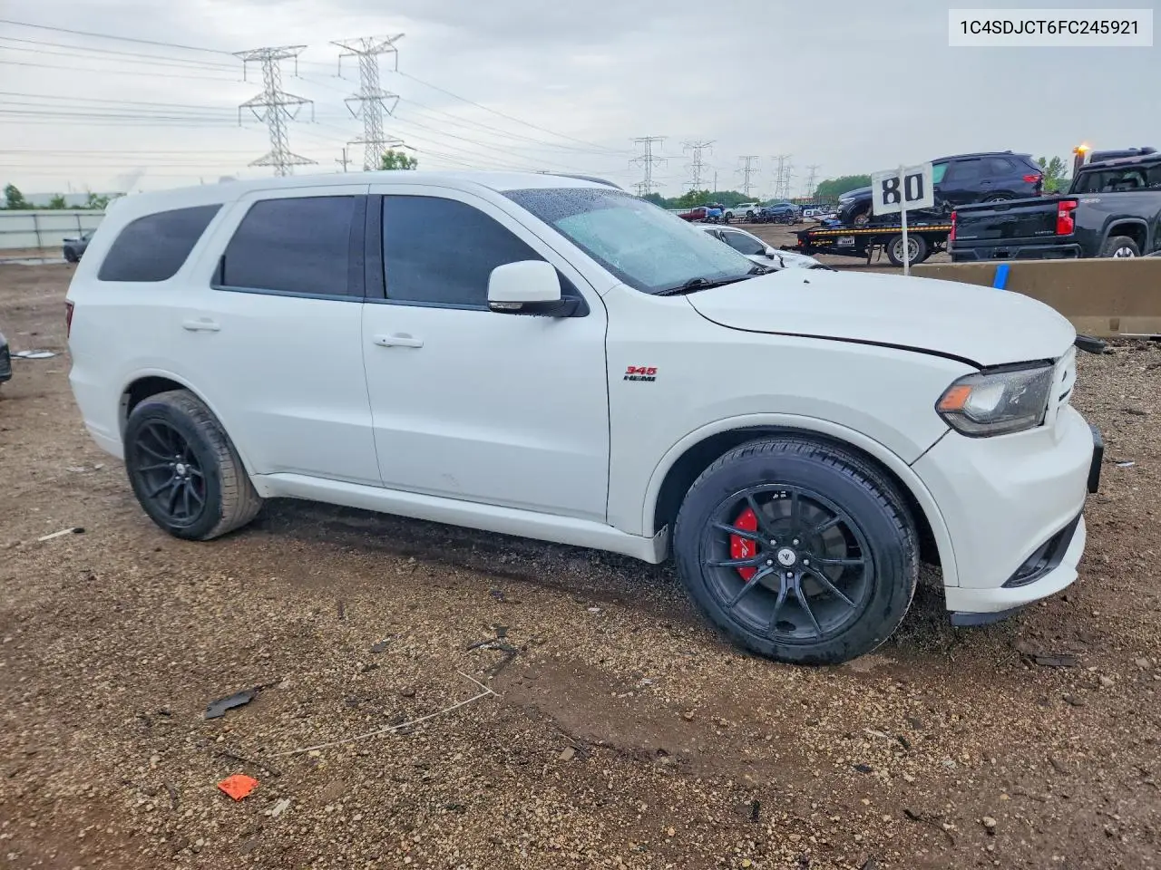 2015 Dodge Durango R/T VIN: 1C4SDJCT6FC245921 Lot: 58617036