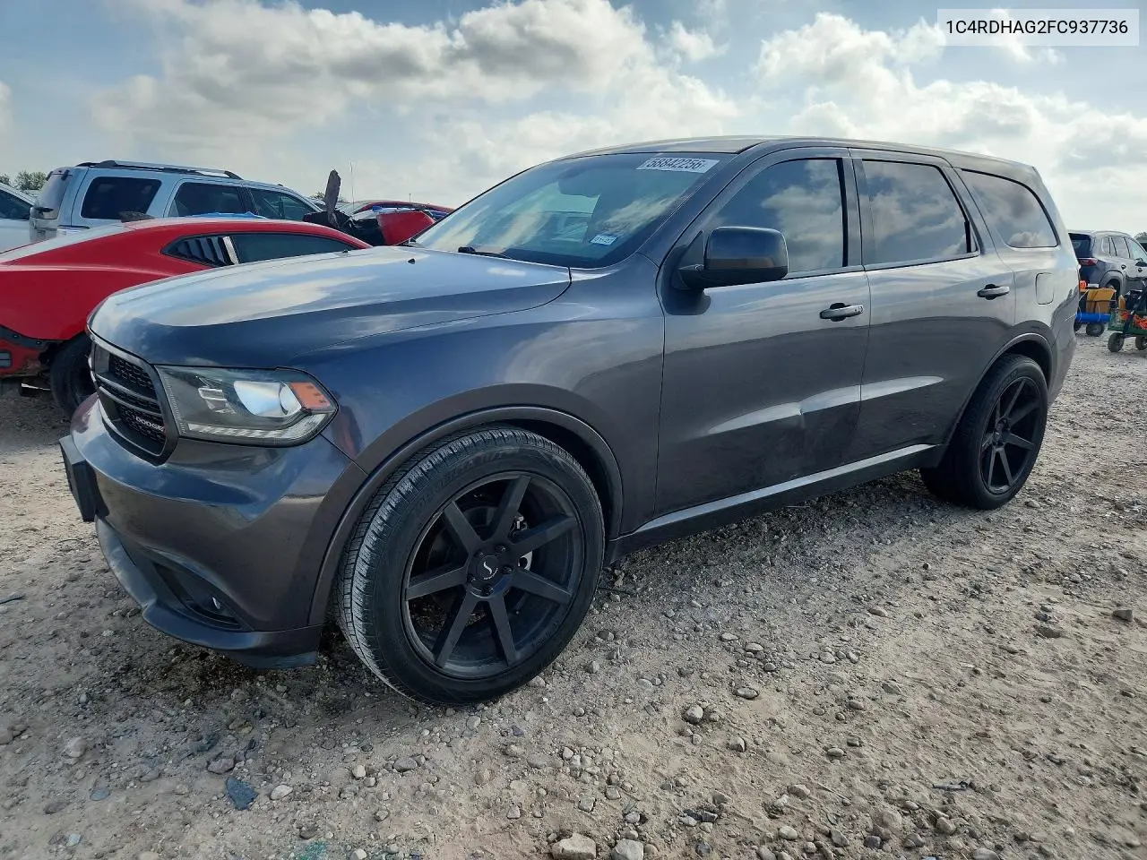 2015 Dodge Durango Sxt VIN: 1C4RDHAG2FC937736 Lot: 58842256