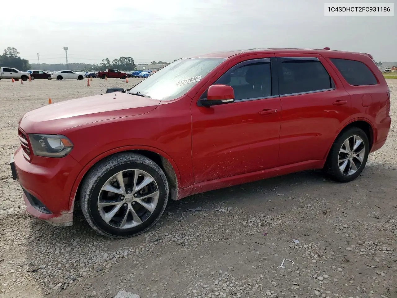 2015 Dodge Durango R/T VIN: 1C4SDHCT2FC931186 Lot: 61217646