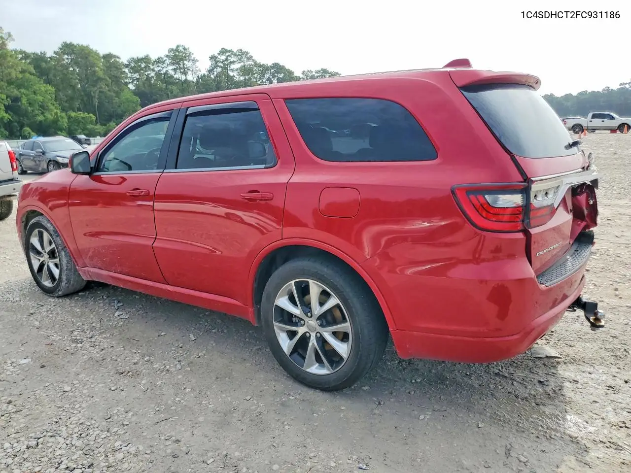 2015 Dodge Durango R/T VIN: 1C4SDHCT2FC931186 Lot: 61217646