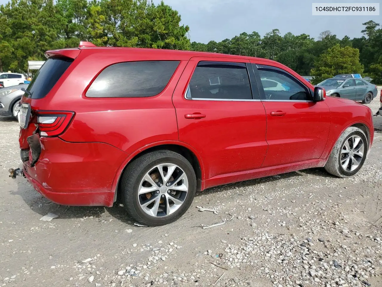 2015 Dodge Durango R/T VIN: 1C4SDHCT2FC931186 Lot: 61217646