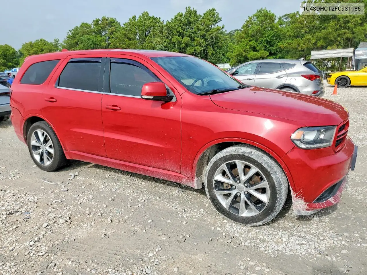 2015 Dodge Durango R/T VIN: 1C4SDHCT2FC931186 Lot: 61217646