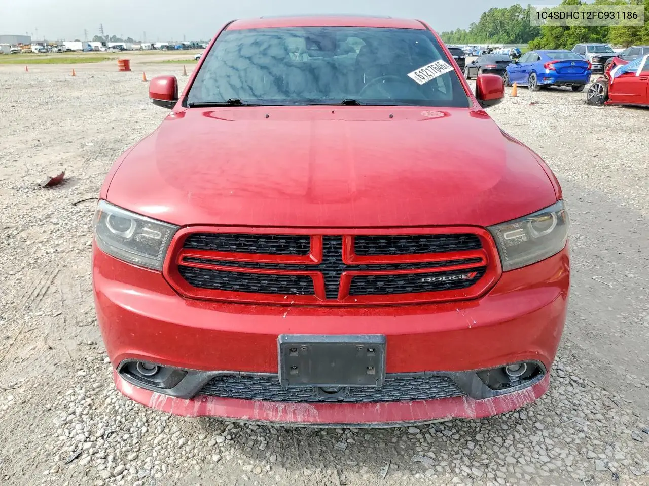 2015 Dodge Durango R/T VIN: 1C4SDHCT2FC931186 Lot: 61217646