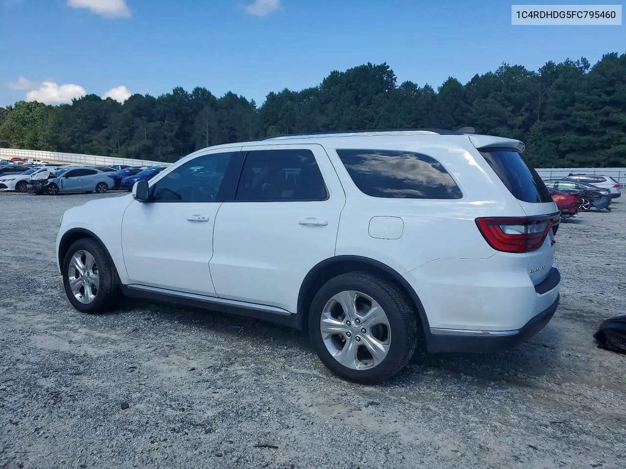 2015 Dodge Durango Limited VIN: 1C4RDHDG5FC795460 Lot: 61319616