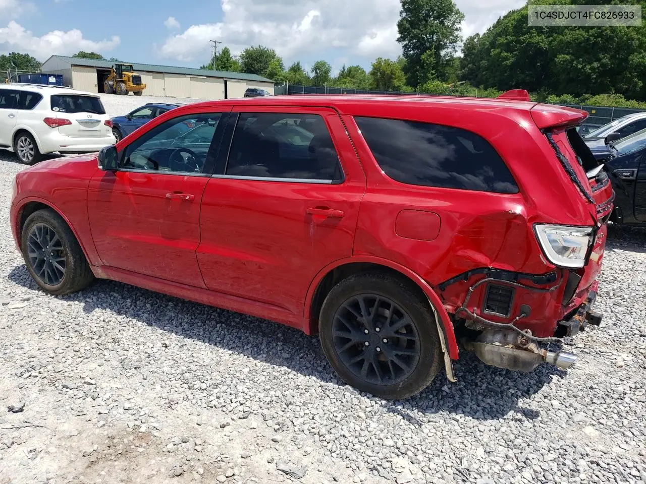2015 Dodge Durango R/T VIN: 1C4SDJCT4FC826933 Lot: 61364486