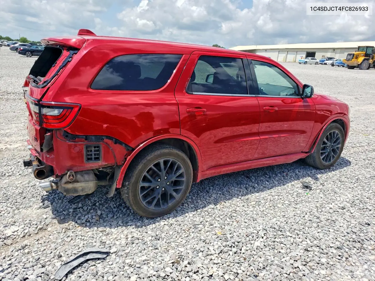 2015 Dodge Durango R/T VIN: 1C4SDJCT4FC826933 Lot: 61364486