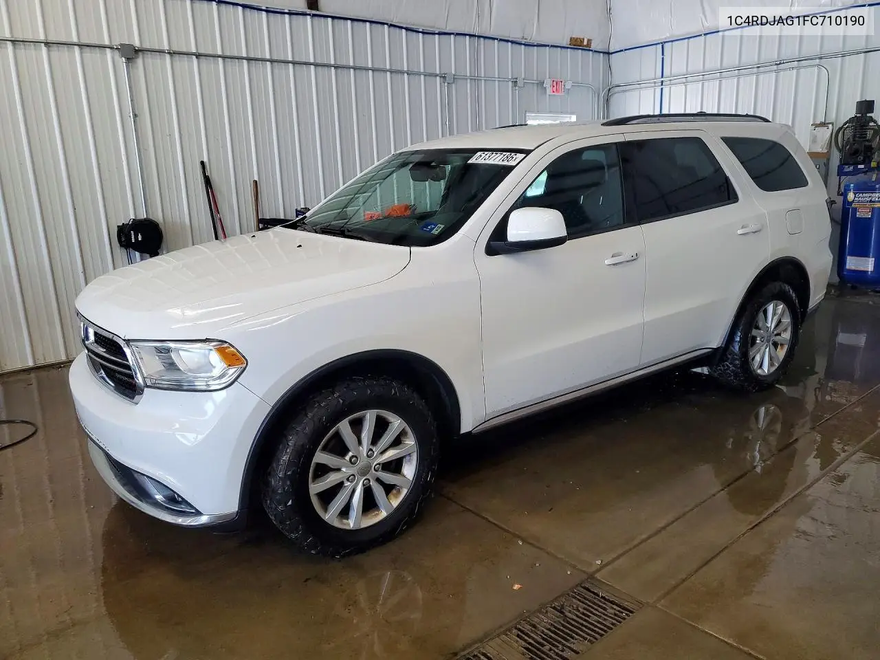 2015 Dodge Durango Sxt VIN: 1C4RDJAG1FC710190 Lot: 61377186