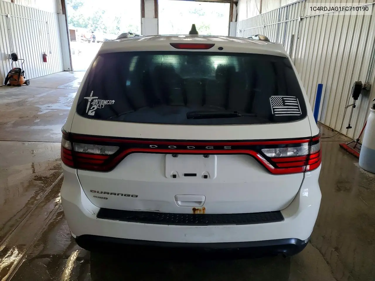 2015 Dodge Durango Sxt VIN: 1C4RDJAG1FC710190 Lot: 61377186