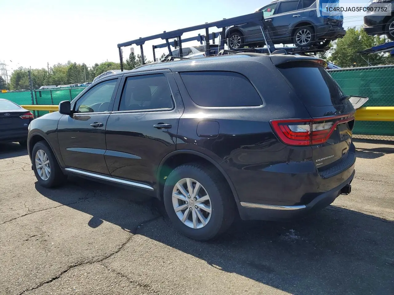 2015 Dodge Durango Sxt VIN: 1C4RDJAG5FC907752 Lot: 61473126