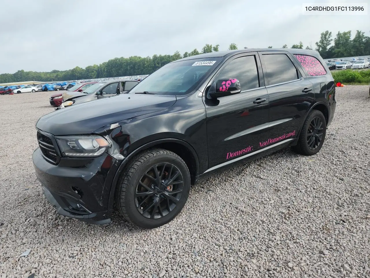 2015 Dodge Durango Limited VIN: 1C4RDHDG1FC113996 Lot: 61534496