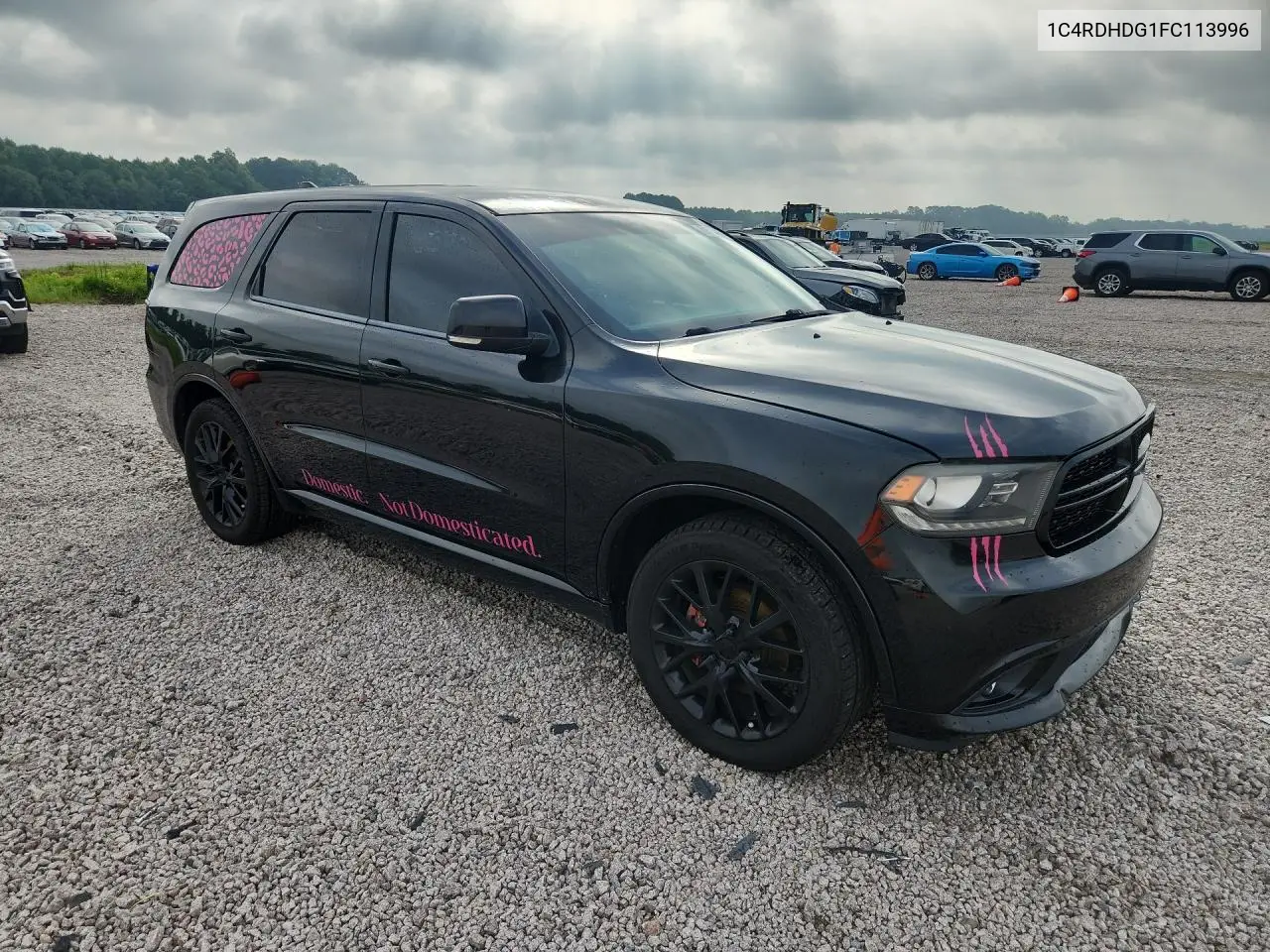 2015 Dodge Durango Limited VIN: 1C4RDHDG1FC113996 Lot: 61534496