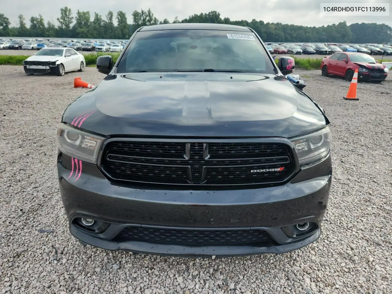 2015 Dodge Durango Limited VIN: 1C4RDHDG1FC113996 Lot: 61534496