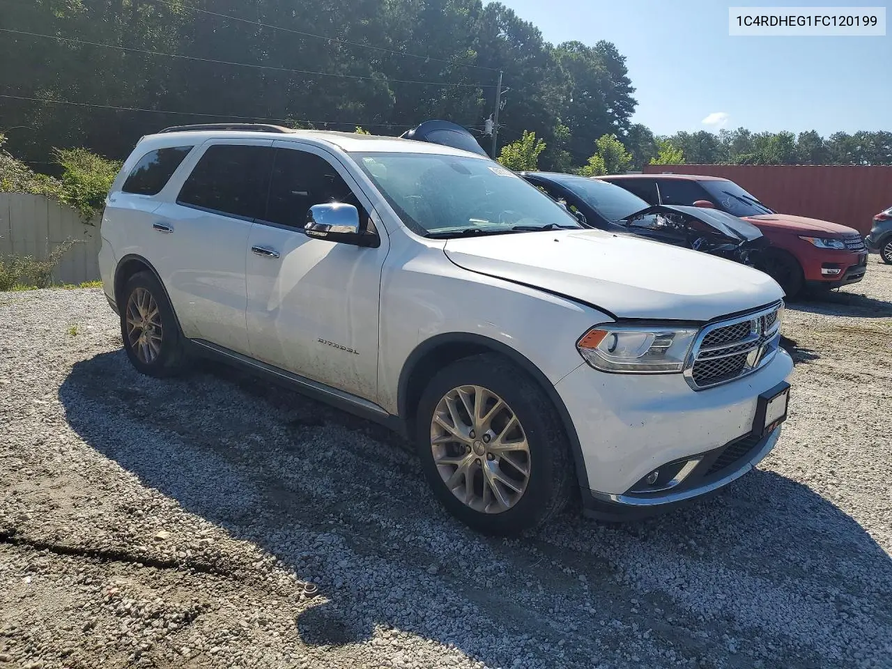 2015 Dodge Durango Citadel VIN: 1C4RDHEG1FC120199 Lot: 61711006