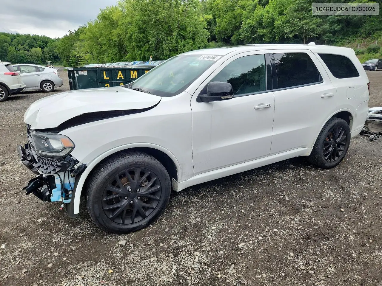 2015 Dodge Durango Limited VIN: 1C4RDJDG6FC730026 Lot: 61840456