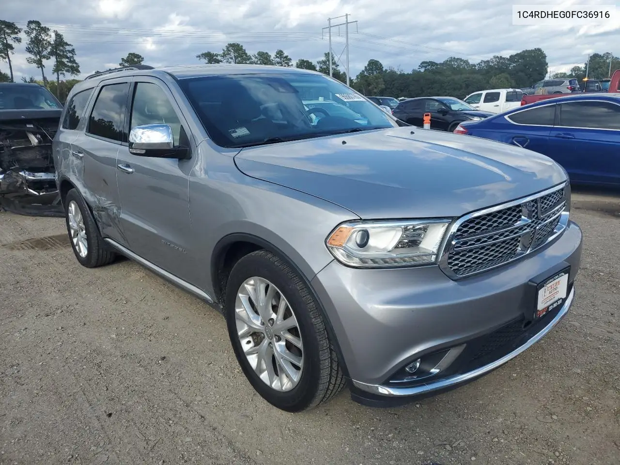 1C4RDHEG0FC836916 2015 Dodge Durango Citadel
