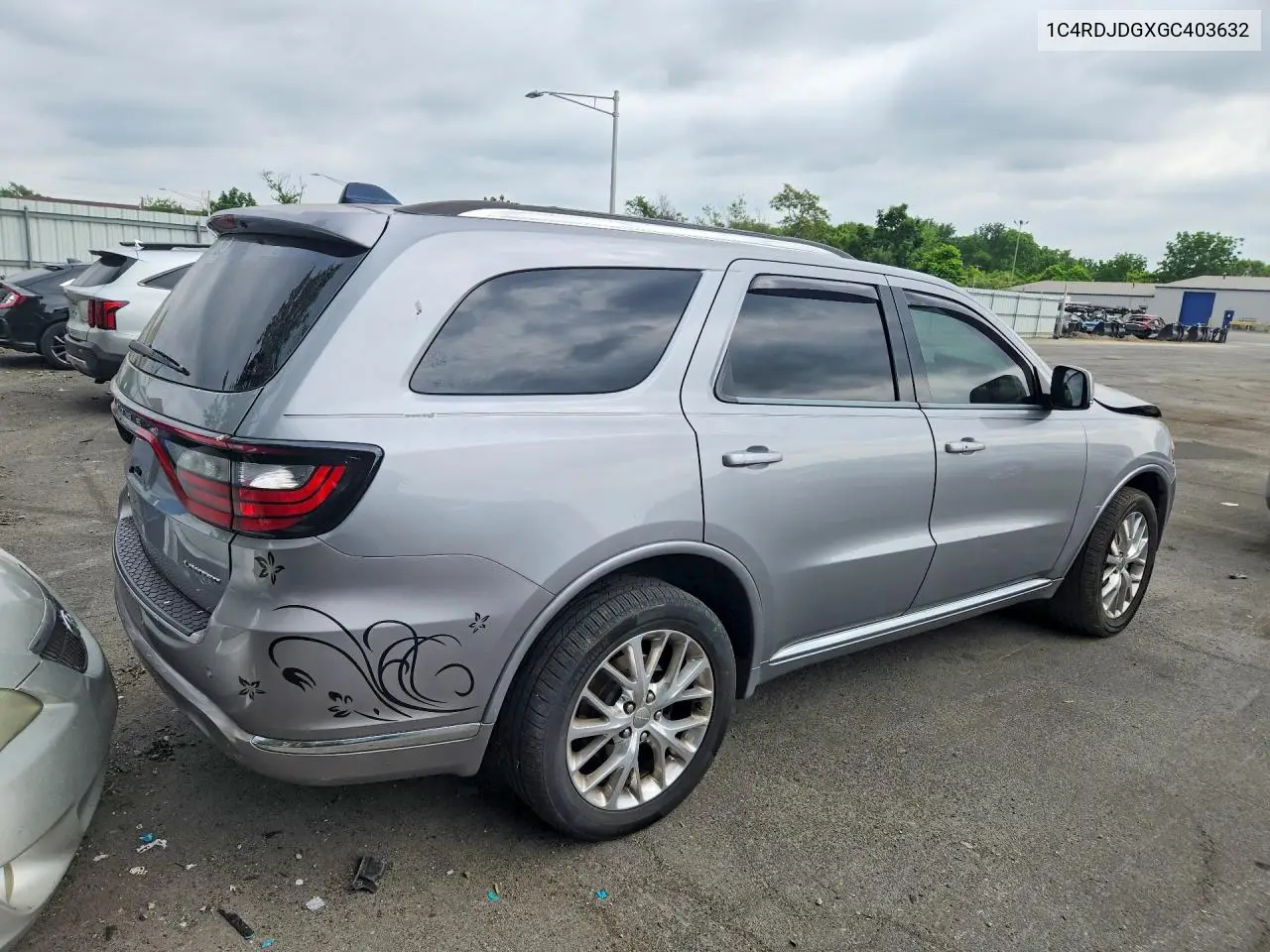 2016 Dodge Durango Limited VIN: 1C4RDJDGXGC403632 Lot: 56541006