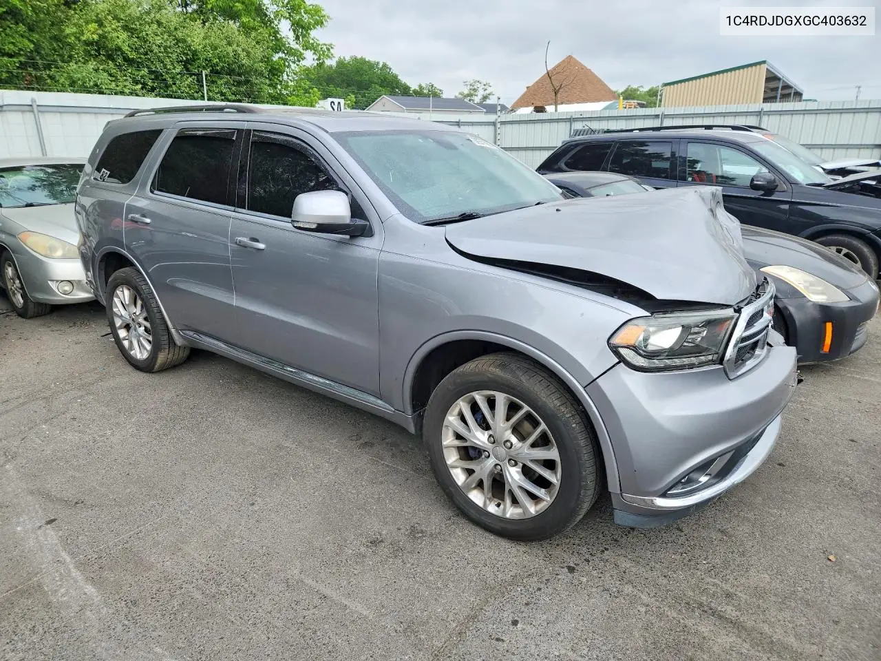 2016 Dodge Durango Limited VIN: 1C4RDJDGXGC403632 Lot: 56541006