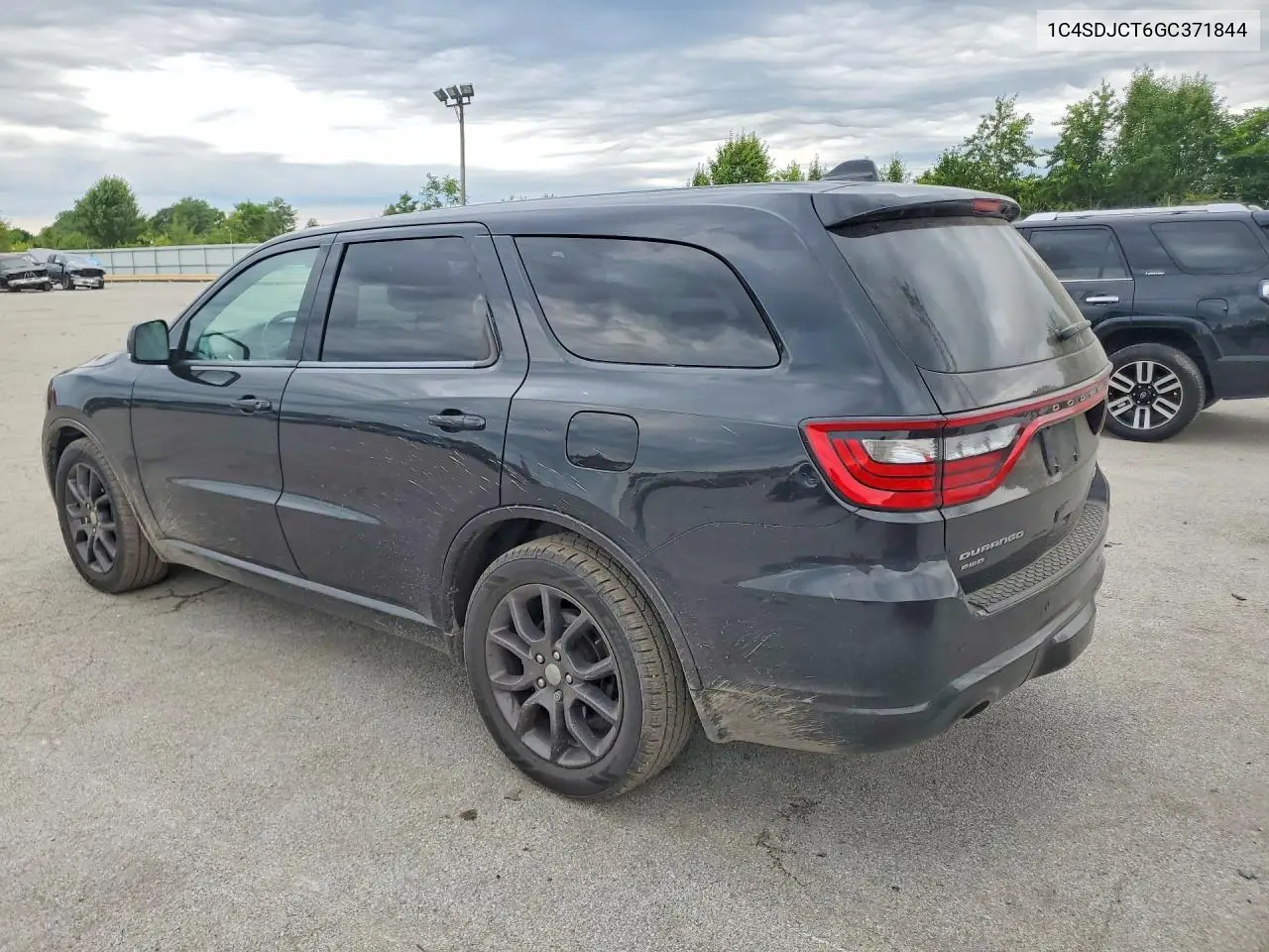 2016 Dodge Durango R/T VIN: 1C4SDJCT6GC371844 Lot: 58663406