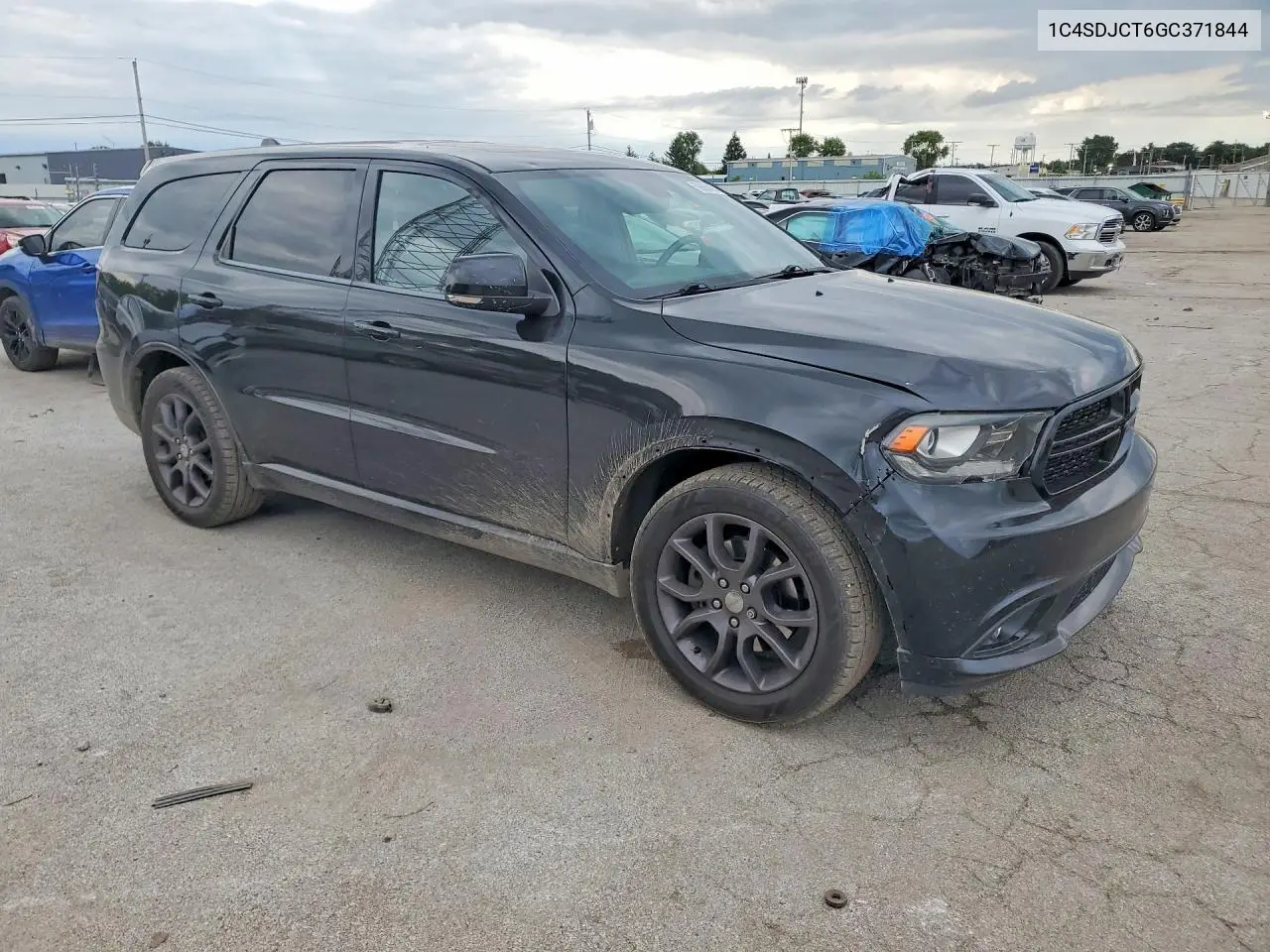 2016 Dodge Durango R/T VIN: 1C4SDJCT6GC371844 Lot: 58663406