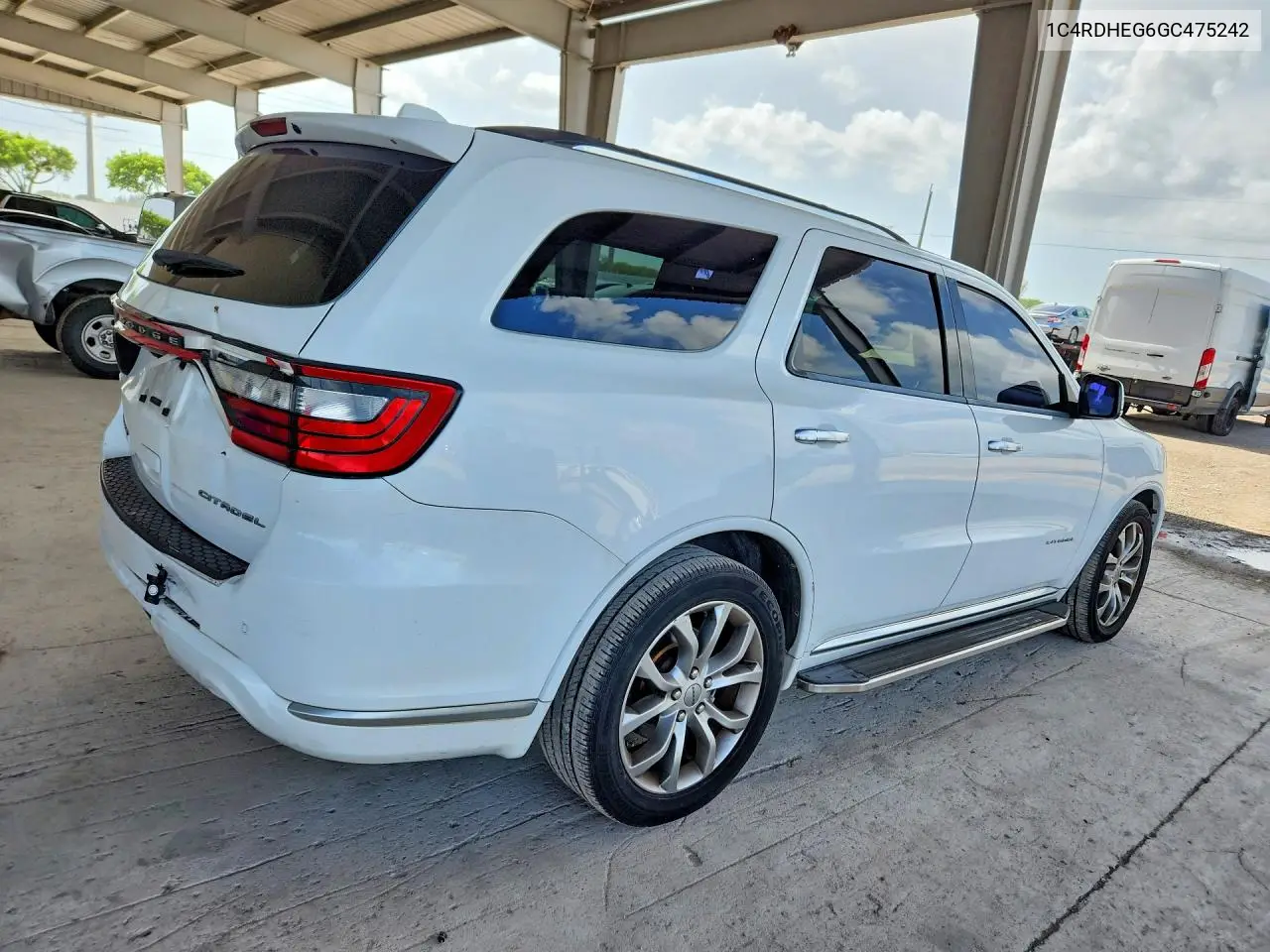 2016 Dodge Durango Citadel VIN: 1C4RDHEG6GC475242 Lot: 60256726