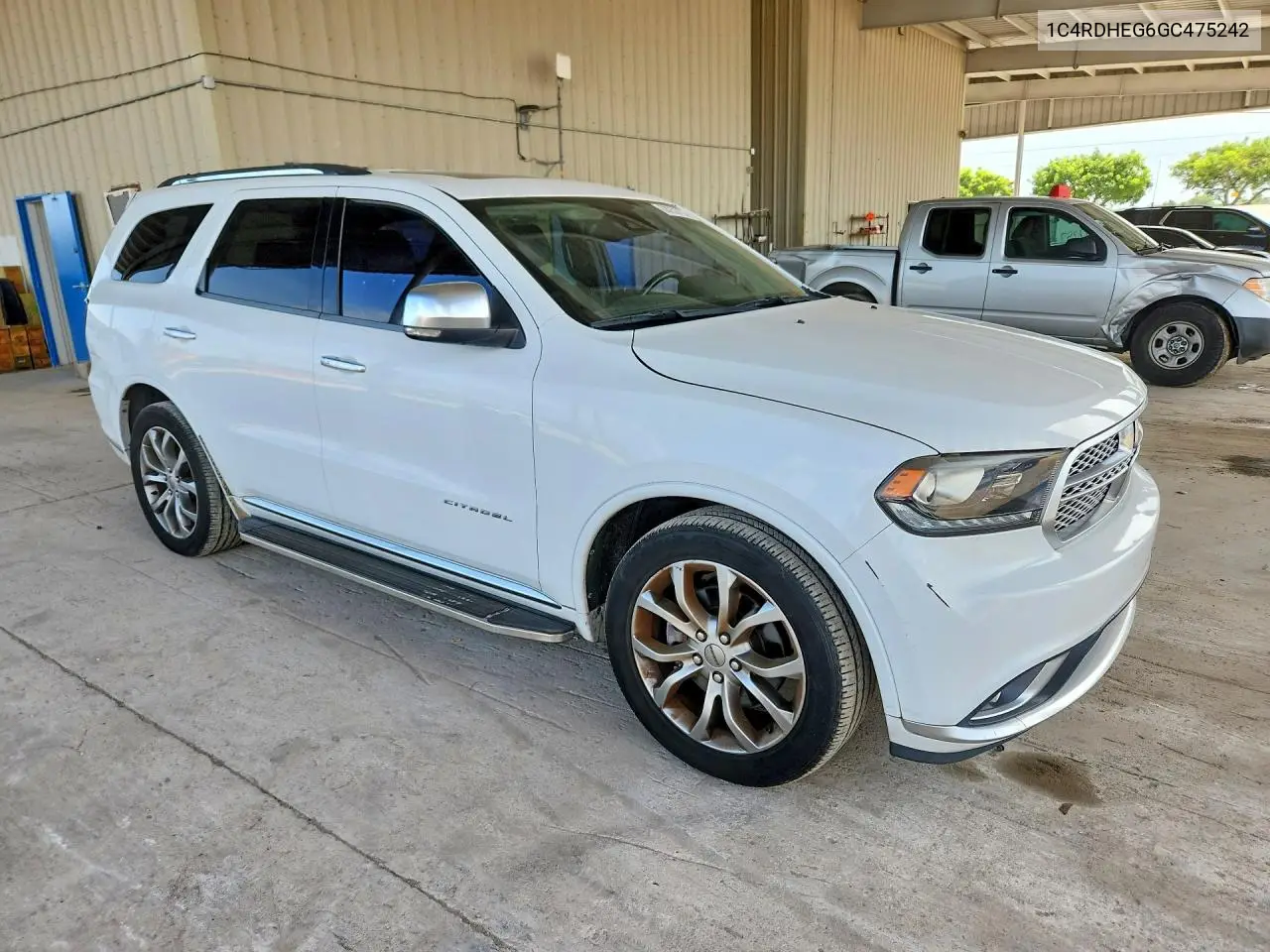 2016 Dodge Durango Citadel VIN: 1C4RDHEG6GC475242 Lot: 60256726