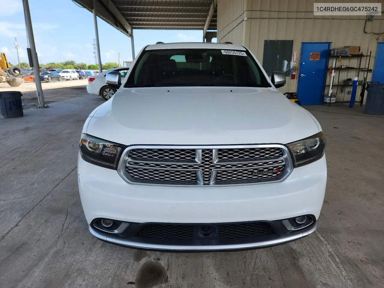 2016 Dodge Durango Citadel VIN: 1C4RDHEG6GC475242 Lot: 60256726