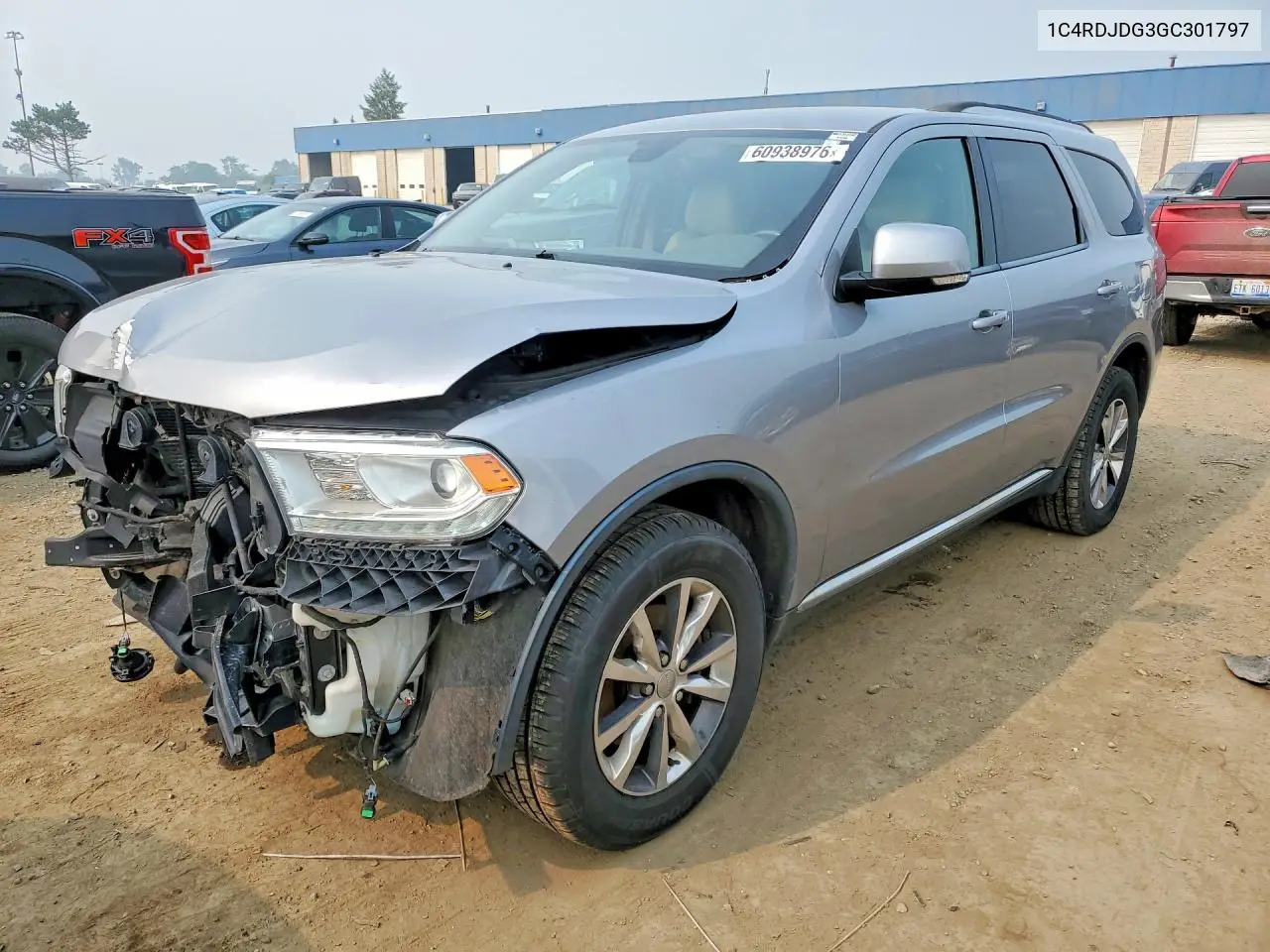 2016 Dodge Durango Limited VIN: 1C4RDJDG3GC301797 Lot: 60938976