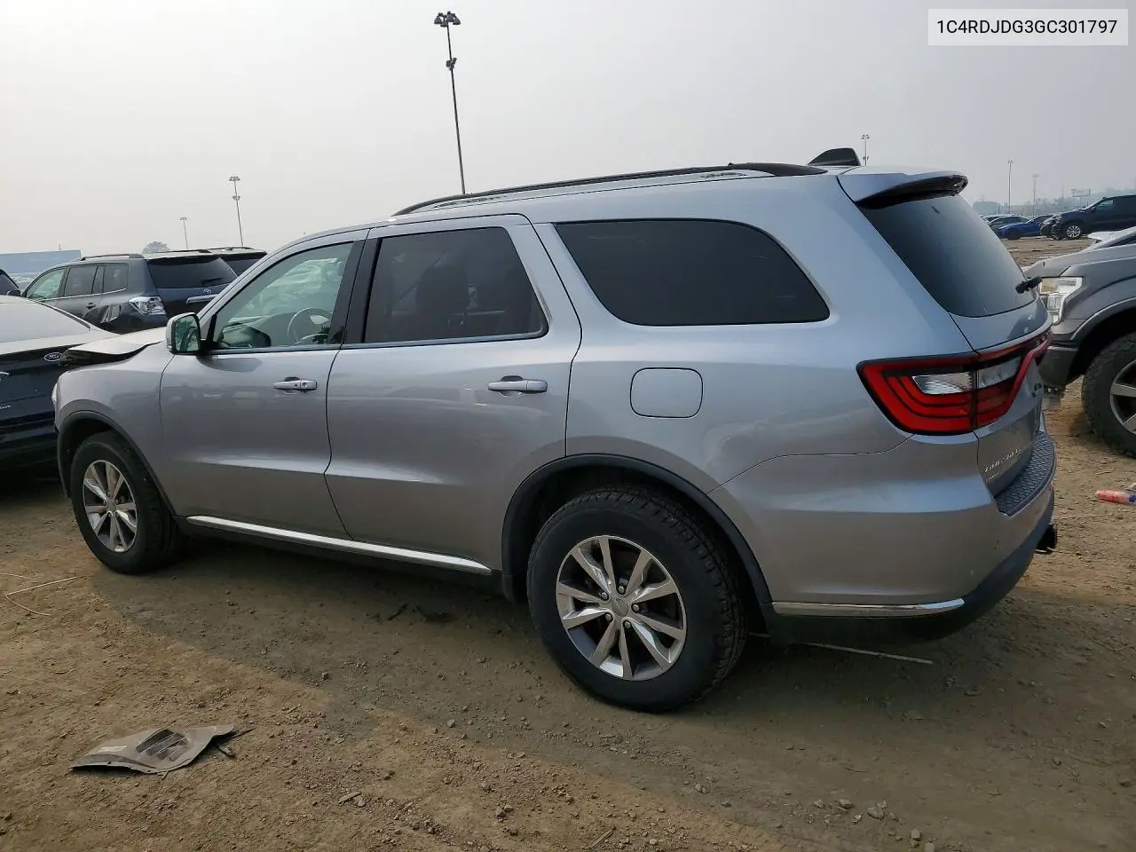 2016 Dodge Durango Limited VIN: 1C4RDJDG3GC301797 Lot: 60938976