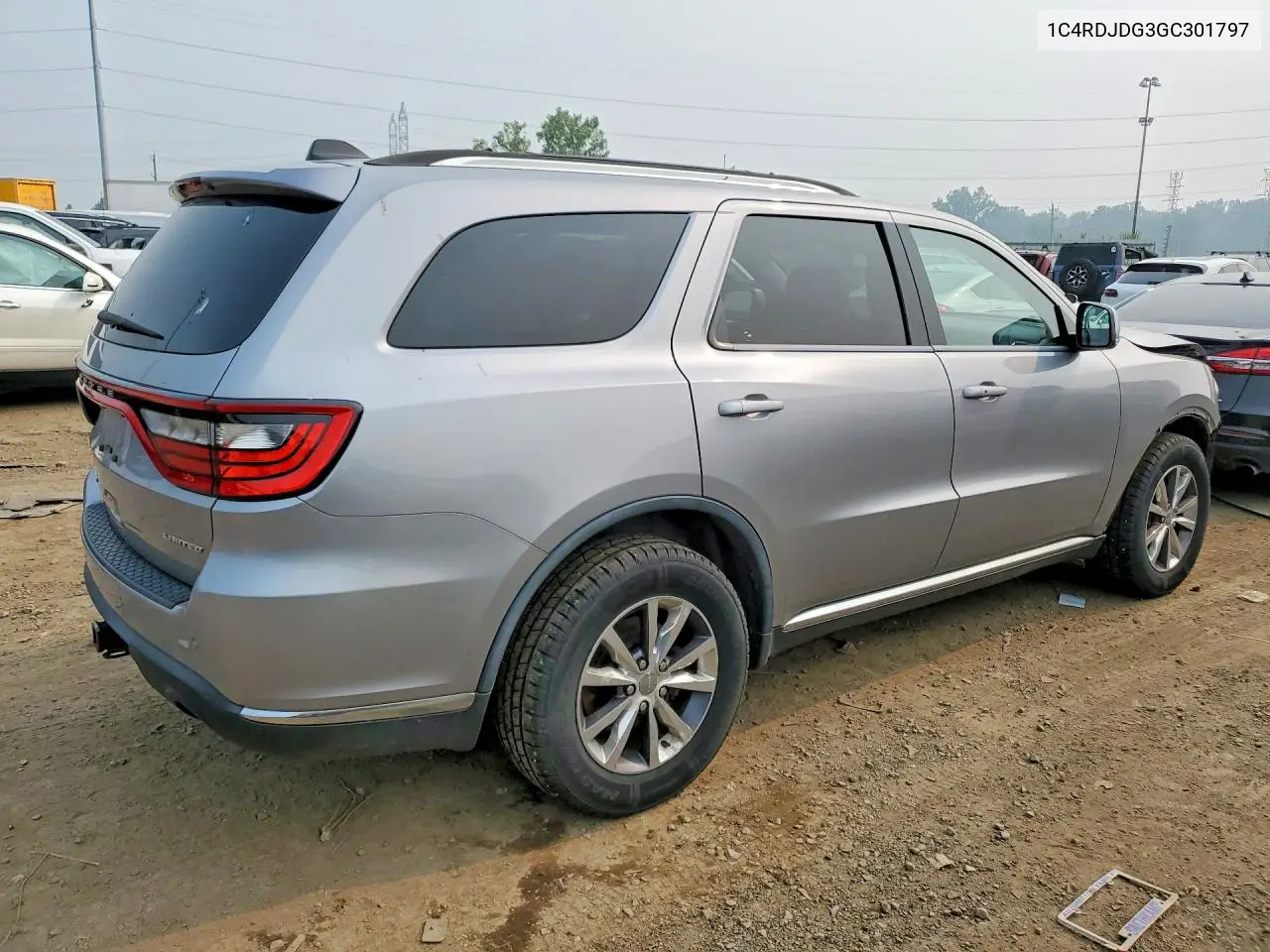 2016 Dodge Durango Limited VIN: 1C4RDJDG3GC301797 Lot: 60938976