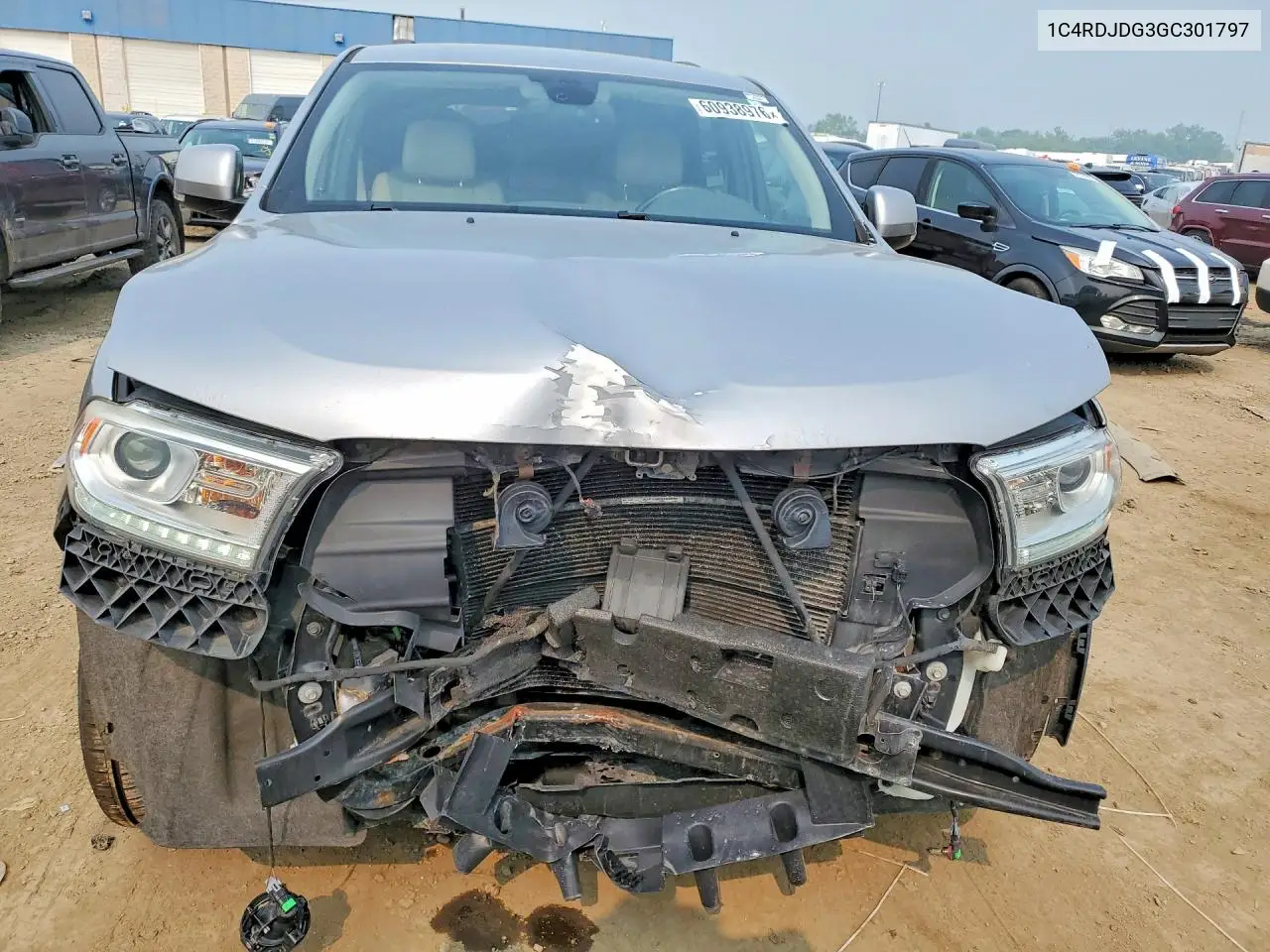 2016 Dodge Durango Limited VIN: 1C4RDJDG3GC301797 Lot: 60938976