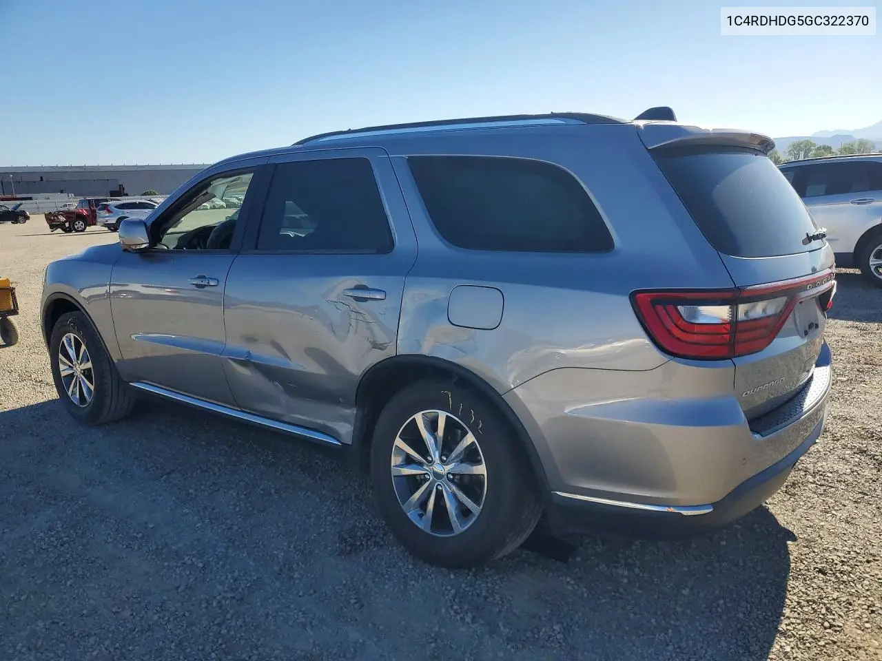 2016 Dodge Durango Limited VIN: 1C4RDHDG5GC322370 Lot: 61148426