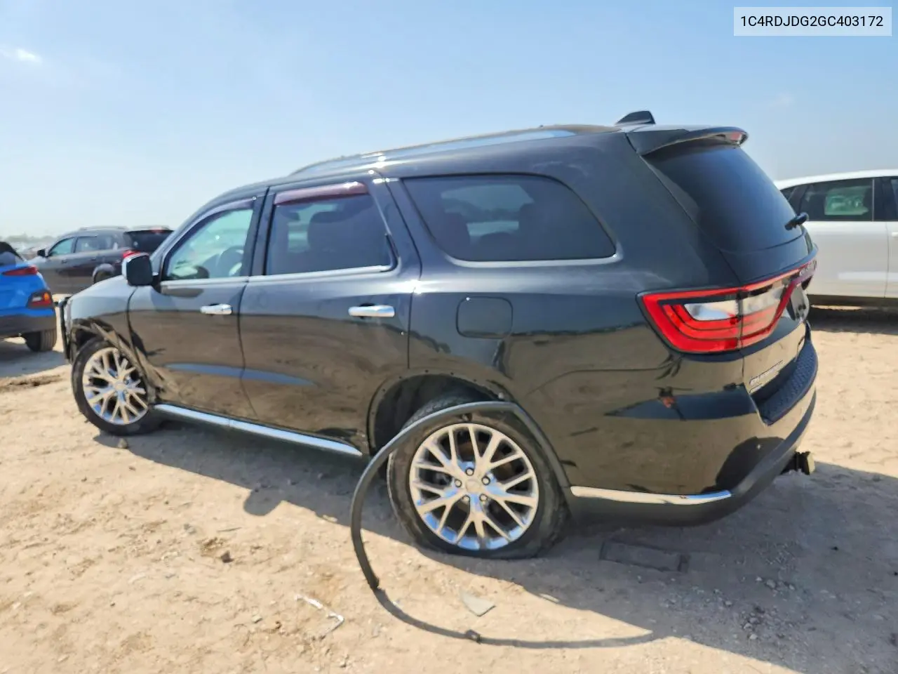2016 Dodge Durango Limited VIN: 1C4RDJDG2GC403172 Lot: 61203866