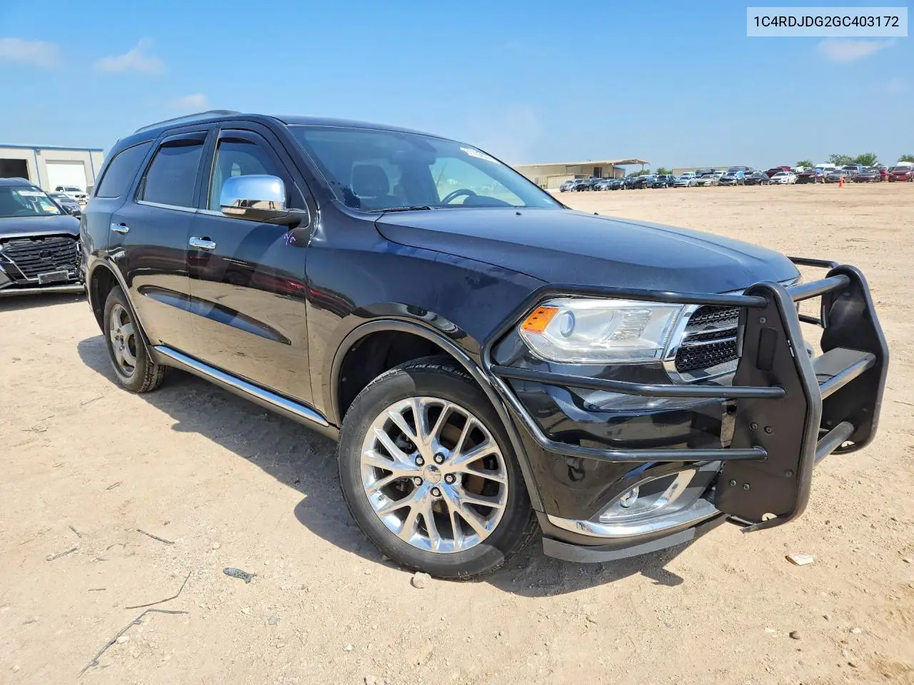 2016 Dodge Durango Limited VIN: 1C4RDJDG2GC403172 Lot: 61203866