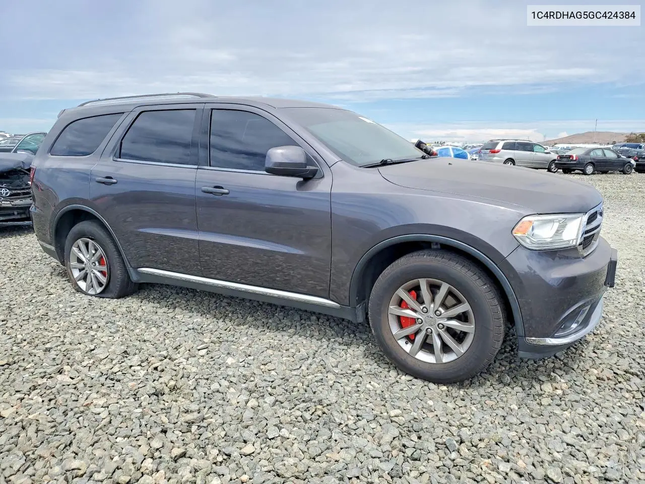 2016 Dodge Durango Sxt VIN: 1C4RDHAG5GC424384 Lot: 61976926