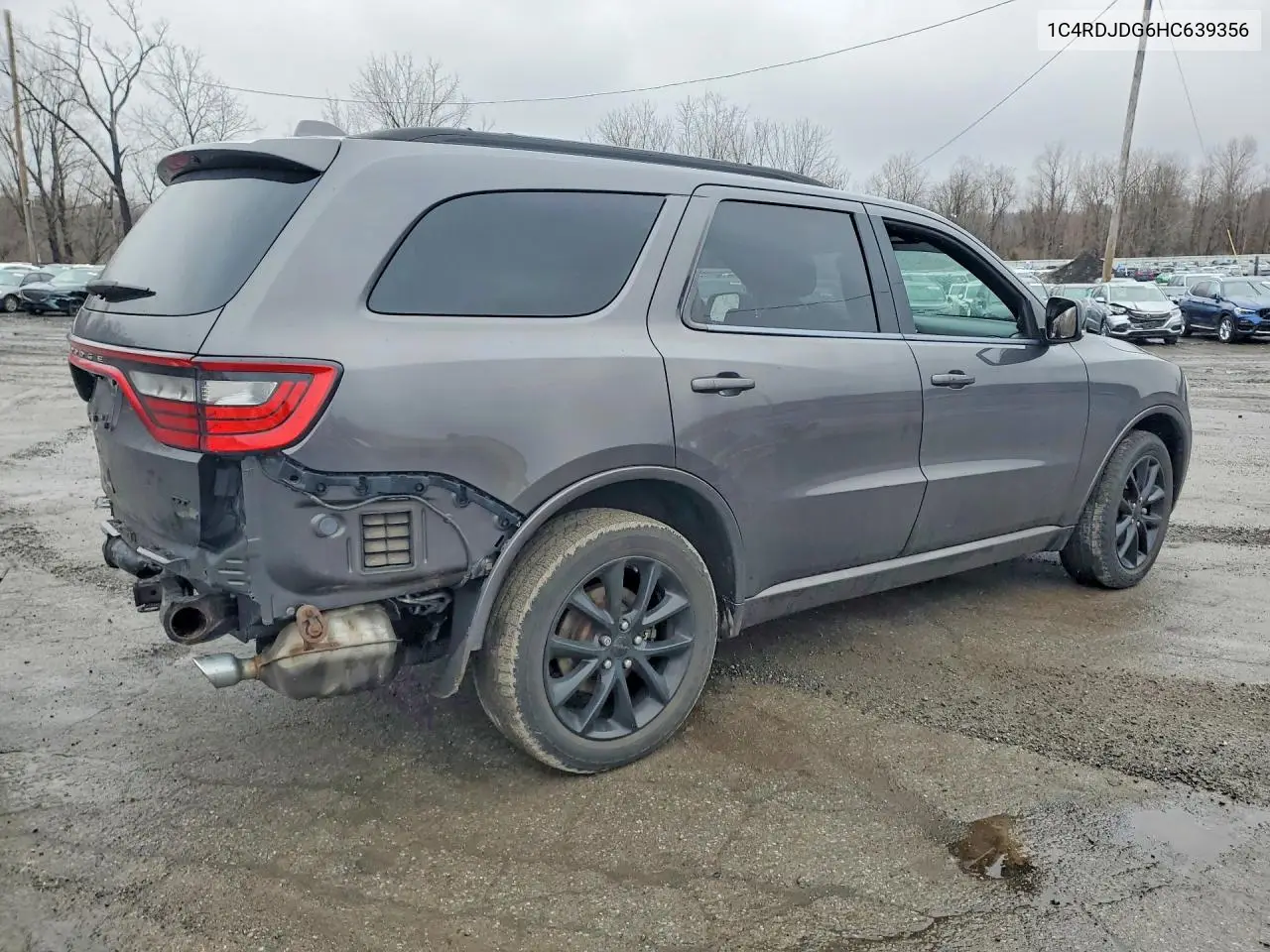 2017 Dodge Durango Gt VIN: 1C4RDJDG6HC639356 Lot: 52098876