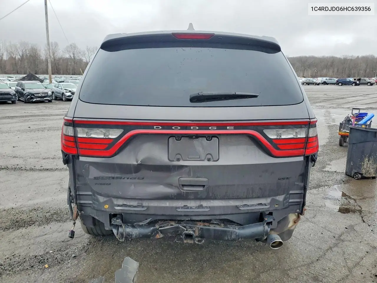 2017 Dodge Durango Gt VIN: 1C4RDJDG6HC639356 Lot: 52098876