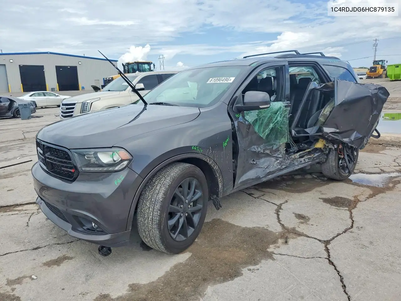 2017 Dodge Durango Gt VIN: 1C4RDJDG6HC879135 Lot: 61090496