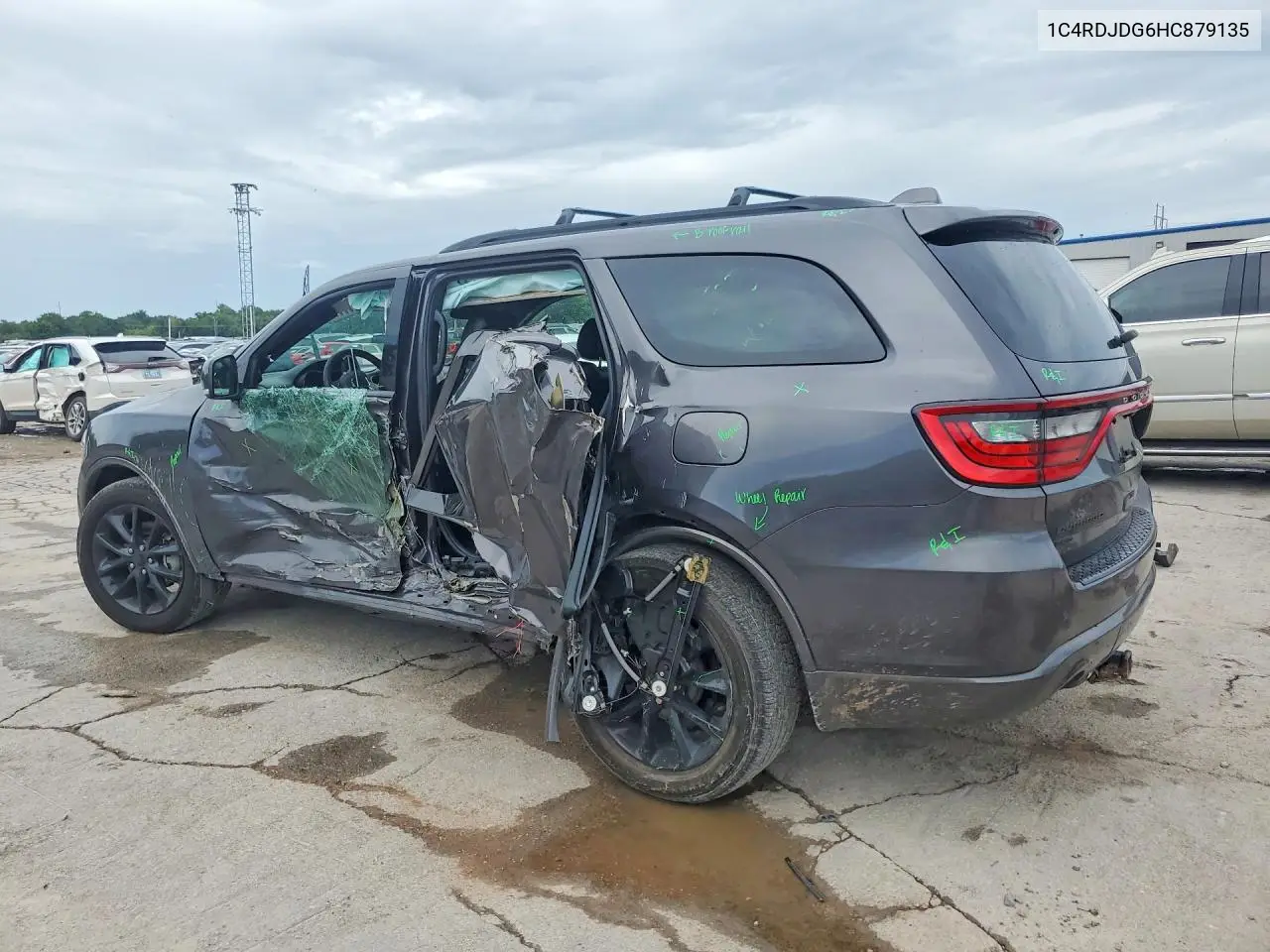 2017 Dodge Durango Gt VIN: 1C4RDJDG6HC879135 Lot: 61090496
