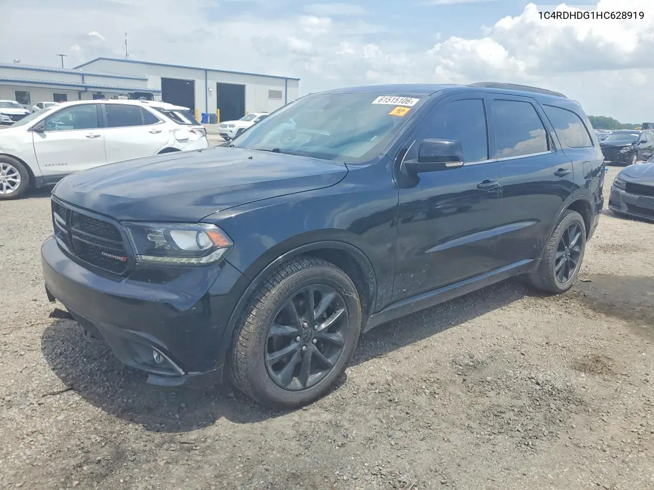 2017 Dodge Durango Gt VIN: 1C4RDHDG1HC628919 Lot: 61515106