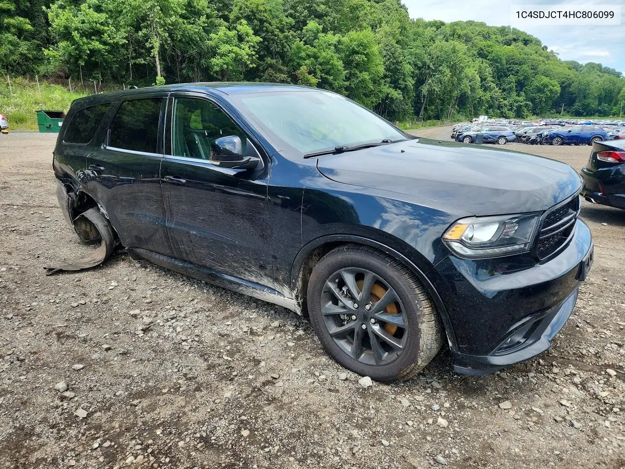 2017 Dodge Durango R/T VIN: 1C4SDJCT4HC806099 Lot: 61556706