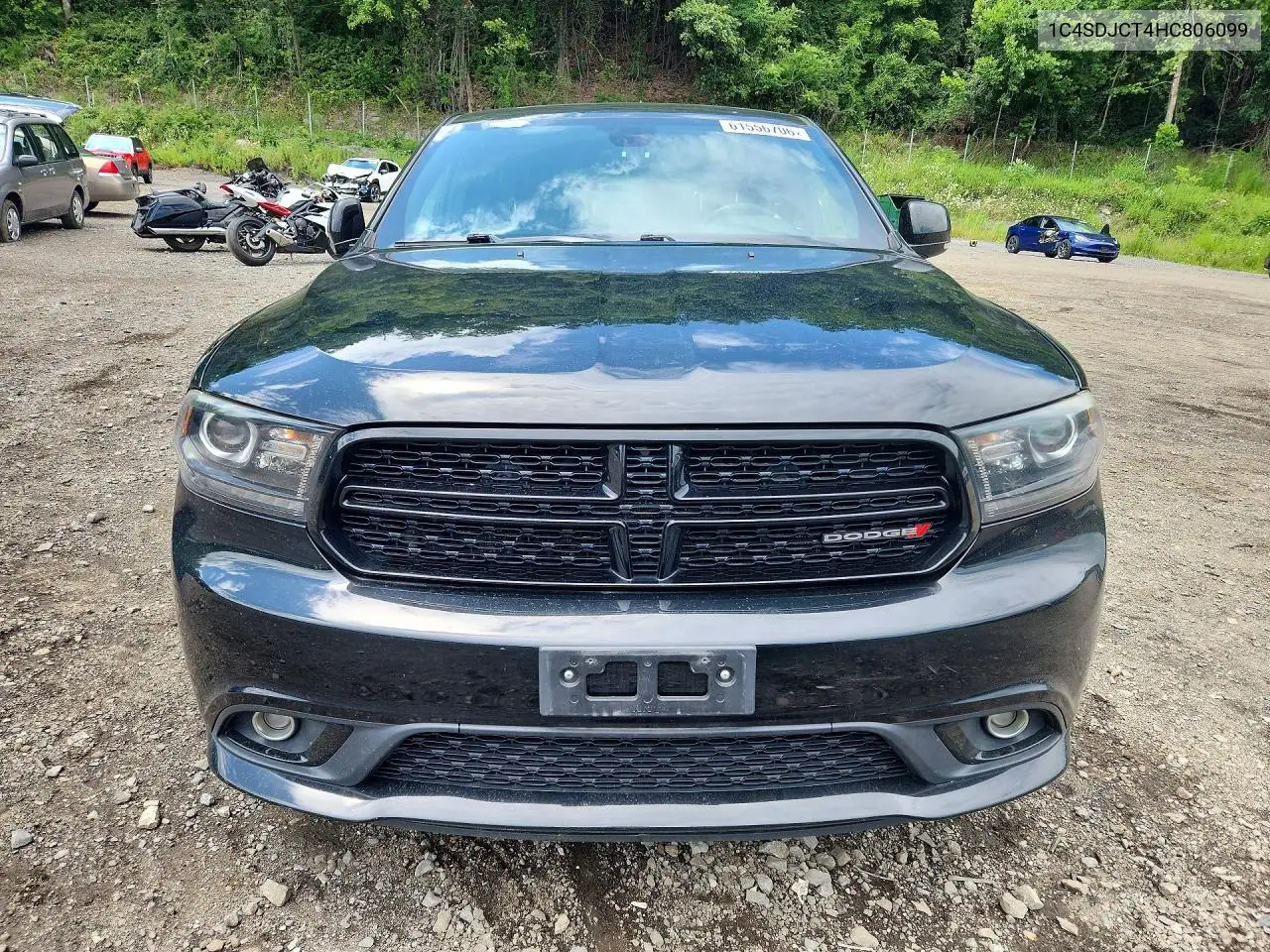 2017 Dodge Durango R/T VIN: 1C4SDJCT4HC806099 Lot: 61556706