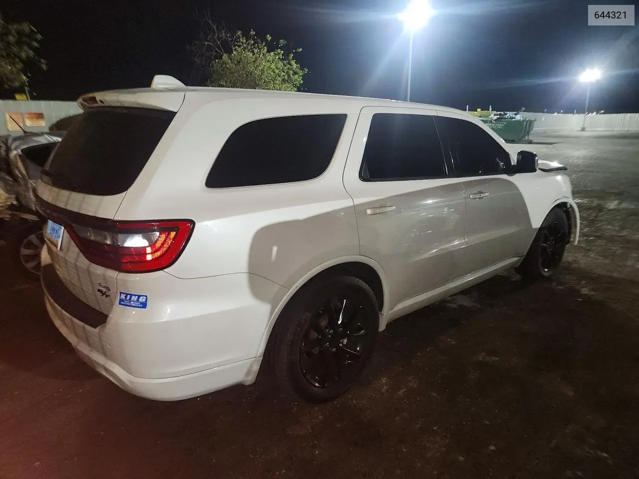 2017 Dodge Durango R VIN: 644321 Lot: 62354436